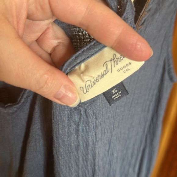 Universal Thread Women's Wrap Front Blue Romper Size XS NWOT - Picture 9 of 10